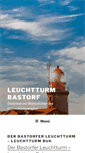 Mobile Screenshot of leuchtturm-bastorf.de